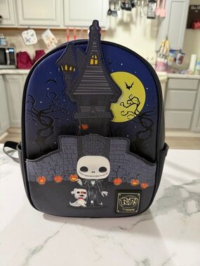 Funko The Nightmare Before Christmas Jack Skellington Backpack/Glow in the  dark